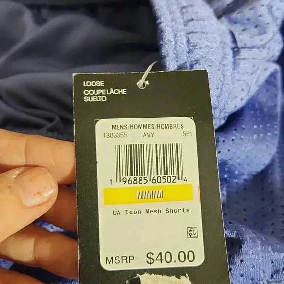 Under Armour mens NWT ua icon mesh shorts  multiple sizes unisex ❤️‍🔥 - Picture 3 of 4